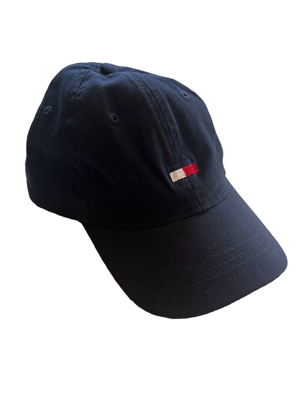 NWT Tommy Hilfiger Navy Flag Boys Cotton Size 8-10 Adjustable Baseball Cap